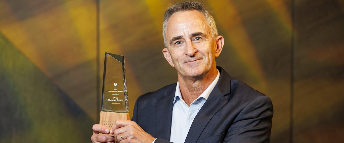 ‘Inspiring national change’: Michael Barras wins Fred J Boyd award