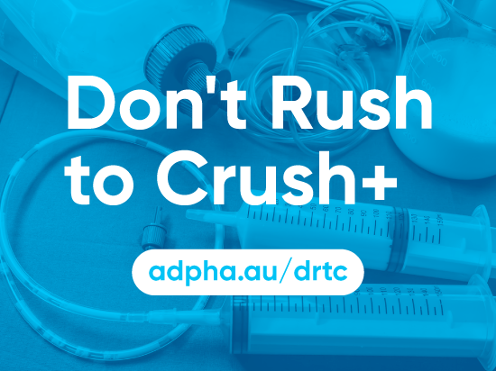 Don't Rush to Crush